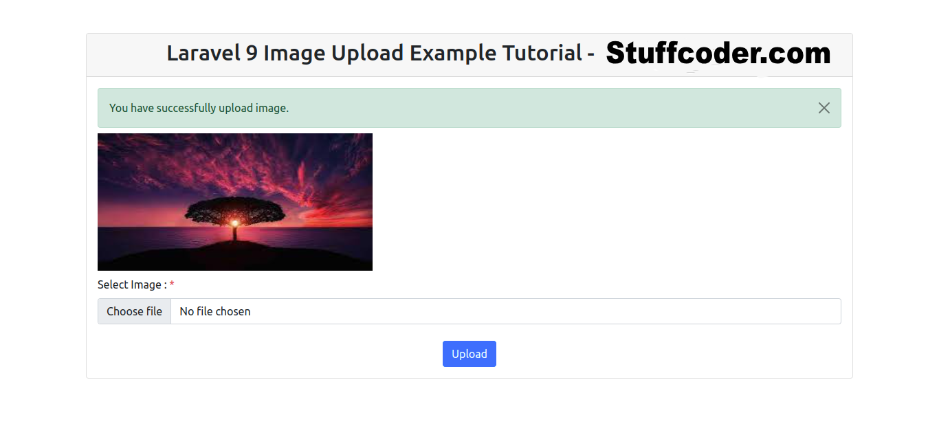 Laravel 9 Image Upload Example Tutorial